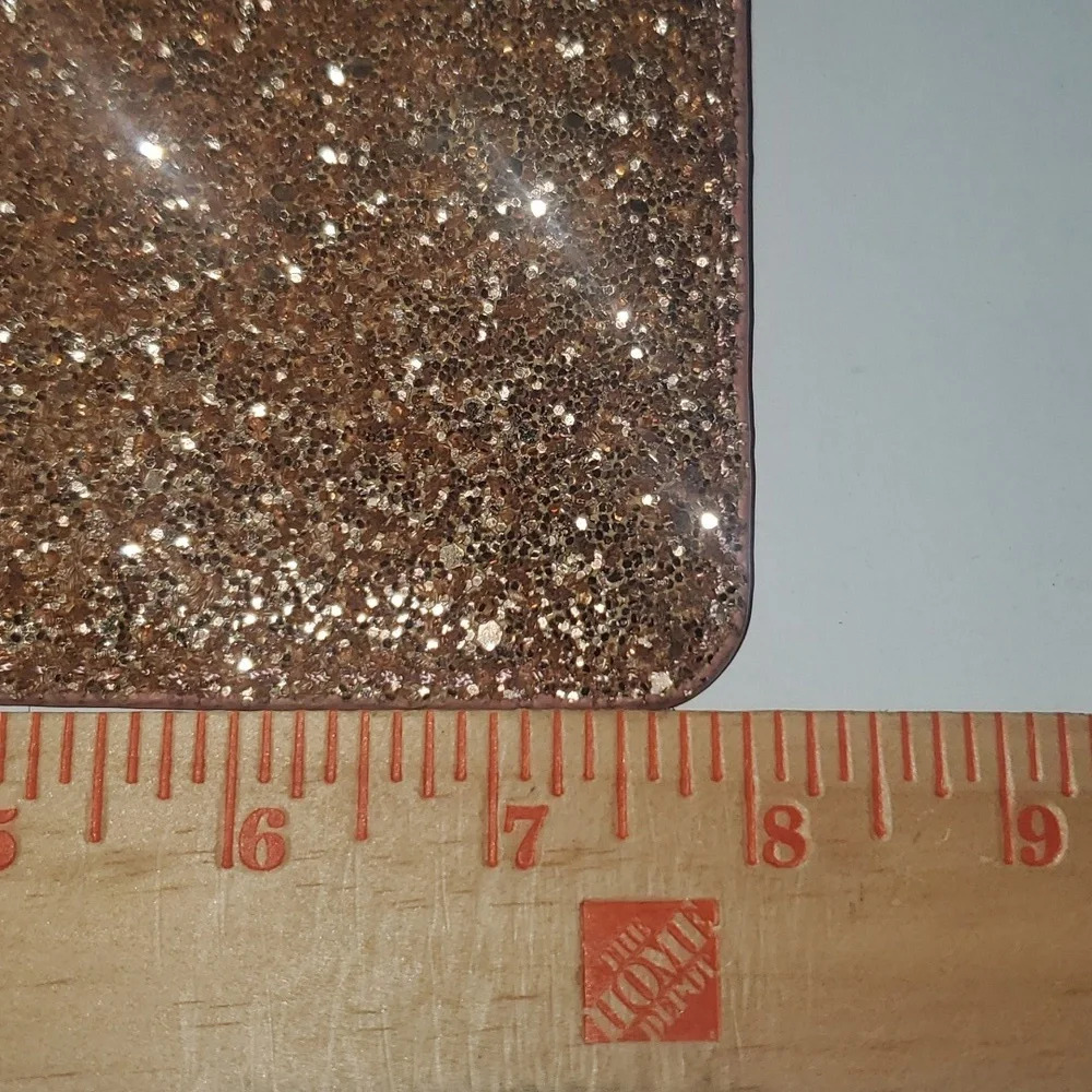 Kate Spade Rose Gold Glitter Clutch - Picture 13 of 14